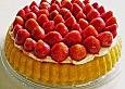 Erdbeer - Orangenquark - Torte