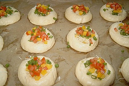 Laugent&ouml;rtchen mit K&auml;se und Paprika 1