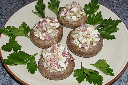 Gef&uuml;llte Champignons