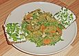 Rucolasalat mit Kartoffeln und Pesto - Dressing