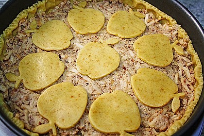 Apfelkuchen mit N&uuml;ssen oder Mandeln 10