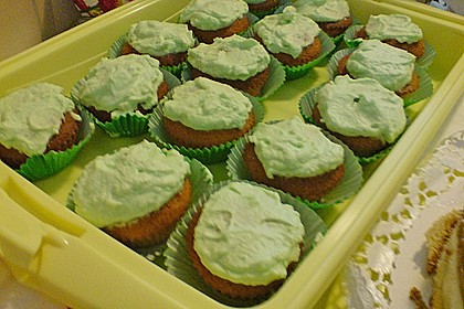 Zitronen - Cupcakes mit Waldmeister - Frischkäse - Creme 68