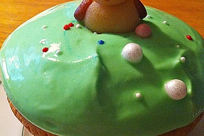 Zitronen - Cupcakes mit Waldmeister - Frischkäse - Creme 40