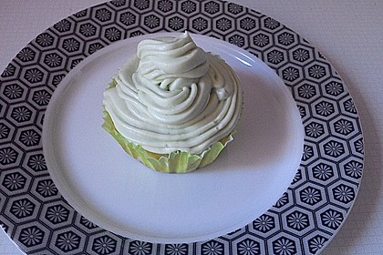 Zitronen - Cupcakes mit Waldmeister - Frischkäse - Creme 28