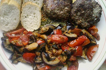 Zitronenauberginen mit Tomaten all'italiamann 1