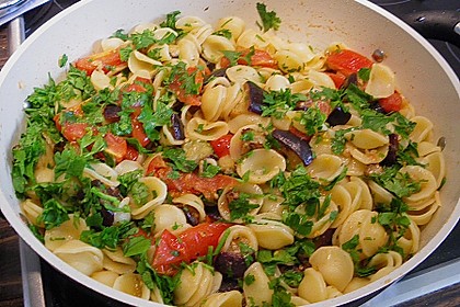 Zitronenauberginen mit Tomaten all'italiamann 3