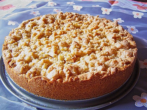 Apfelkuchen mit streusel