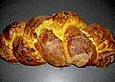 Hefezopf mit Rosinen