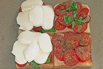 Tomate - Mozzarella Toast 1