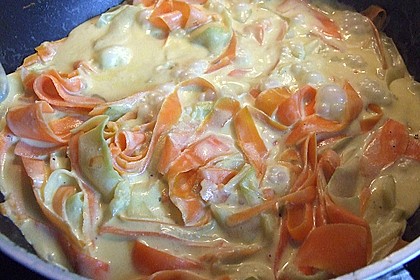 Nudeln mit Gemüse und Frischkäse 10