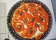 Tomate - Basilikum - Mozzarella - Tarte