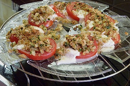 Tomaten - Mozzarella - Gratin mit Zwiebel - Petersilien - Br&ouml;selmischung 2