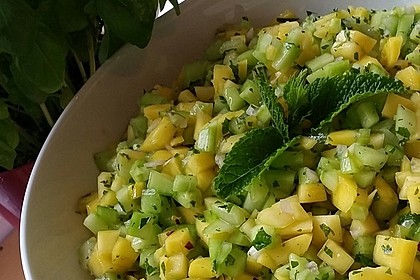 Mango - Gurken - Salat 5