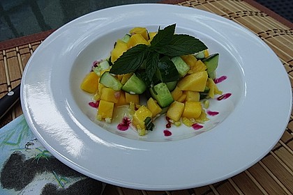 Mango - Gurken - Salat 1