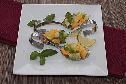 Mango - Gurken - Salat 6