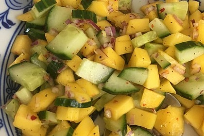 Mango - Gurken - Salat 7