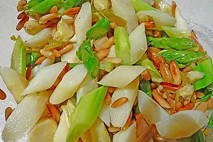 Spargelsalat in Honig - Vinaigrette