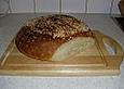 Leckeres Brot mit Buttermilch, Dinkel- und Weizenmehl