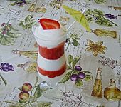 Erdbeeren mit Vanille - Eierlik&ouml;r - Creme (Bild)
