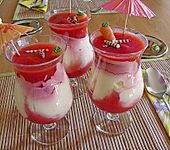 Erdbeeren mit Vanille - Eierlik&ouml;r - Creme (Bild)
