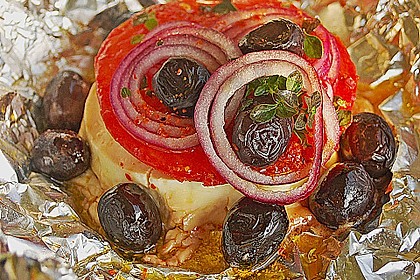 Schafsk&auml;se gebacken