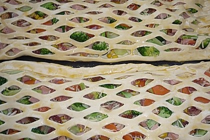 Brokkoli - Leberkäse - Strudel 6