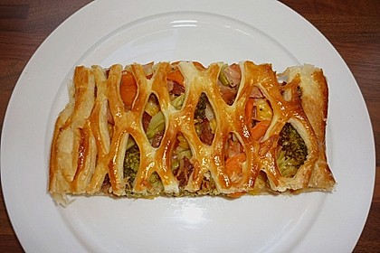 Brokkoli - Leberkäse - Strudel 1