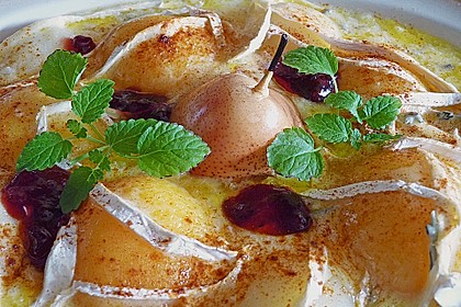 S&uuml;&szlig; - scharfe hei&szlig;e Fr&uuml;chte, mit K&auml;se &uuml;berbacken 1
