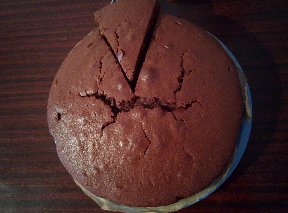 einfacher schokoladenkuchen mit kakao logo