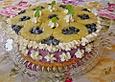 Heidelbeertorte mit Ananas