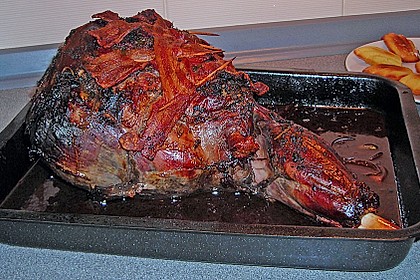 Hirschbraten in Rotwein - Kirschsauce 12