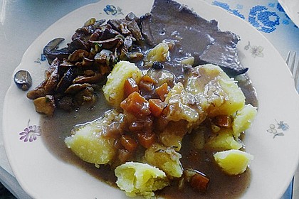 Hirschbraten in Rotwein - Kirschsauce 14