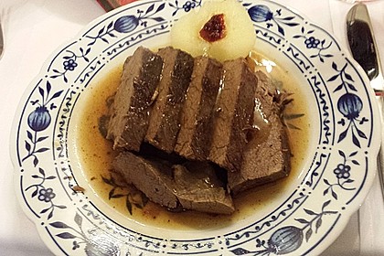 Hirschbraten in Rotwein - Kirschsauce 24