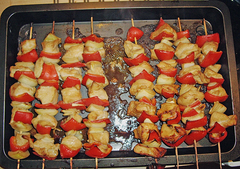 Japanische Geflügelspieße (Rezept mit Bild) von Eggsbertin | Chefkoch.de Japanische Geflügelspieße (Rezept mit Bild) von Eggsbertin | Chefkoch.de