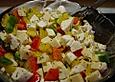 Paprika - Schafsk&auml;se - Salat