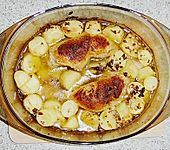 Knoblauch - H&auml;hnchenschenkel (Bild)