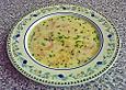 Maiscremesuppe mit Schinken