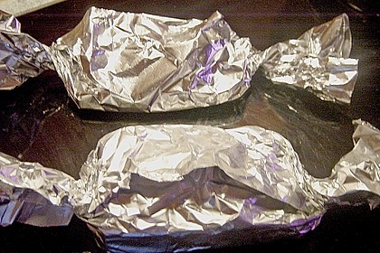 Gebackener Schafsk&auml;se in Folie 1