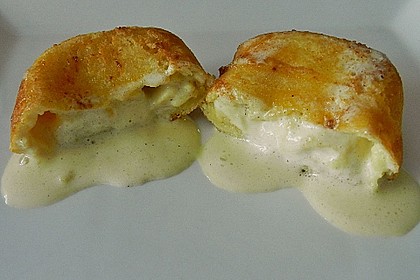 Eiskrapfen mit Erdbeersauce 1