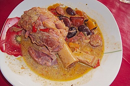 Echte ungarische Bohnensuppe 2