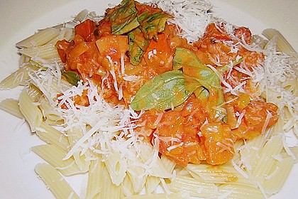Penne mit K&uuml;rbis 3