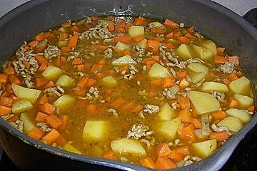 Curry mit Hackfleisch