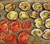 Vegetarischer Mozzarella Burger (Bild)