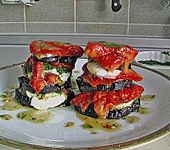 Vegetarischer Mozzarella Burger (Bild)
