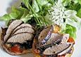 Kaninchenleber auf R&ouml;stbrot