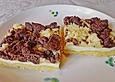 Quark - Kr&uuml;melkuchen mit bunten Streuseln