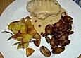 Minutensteaks, gef&uuml;llt