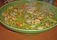 Garnelen, Spargel und Pasta