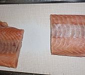 Wildlachsfilet in Honig-Senf Sauce (Bild)