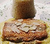 Wildlachsfilet in Honig-Senf Sauce (Bild)